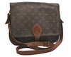 Authentic Louis Vuitton Monogram Cartouchiere GM Shoulder Bag Old Model 2493I