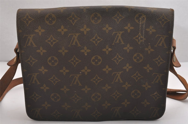 Authentic Louis Vuitton Monogram Cartouchiere GM Shoulder Bag Old Model 2493I