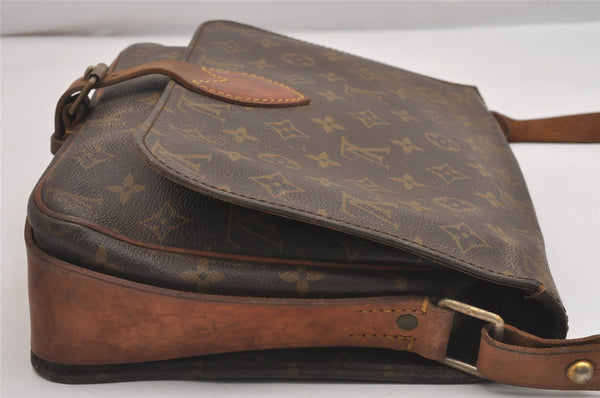 Authentic Louis Vuitton Monogram Cartouchiere GM Shoulder Bag Old Model 2493I