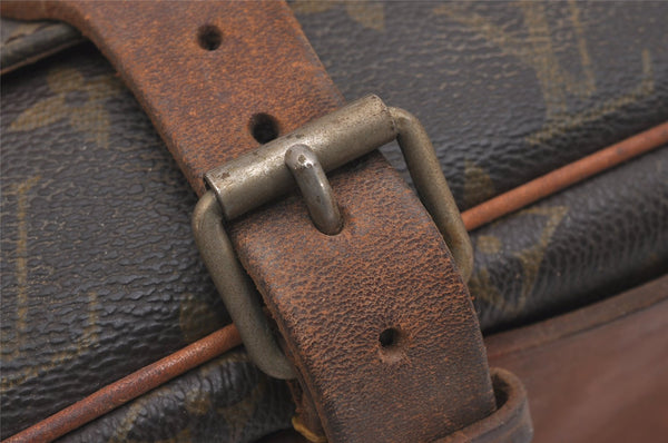 Authentic Louis Vuitton Monogram Cartouchiere GM Shoulder Bag Old Model 2493I