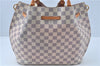 Authentic Louis Vuitton Damier Azur Galliera N41579 2Way Shoulder Hand Bag 2494B