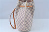 Authentic Louis Vuitton Damier Azur Galliera N41579 2Way Shoulder Hand Bag 2494B