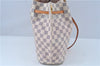 Authentic Louis Vuitton Damier Azur Galliera N41579 2Way Shoulder Hand Bag 2494B