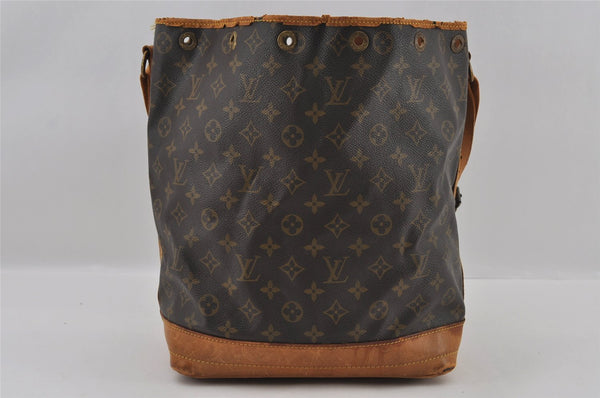 Authentic Louis Vuitton Monogram Noe Shoulder Drawstring Bag M42224 LV 2495I