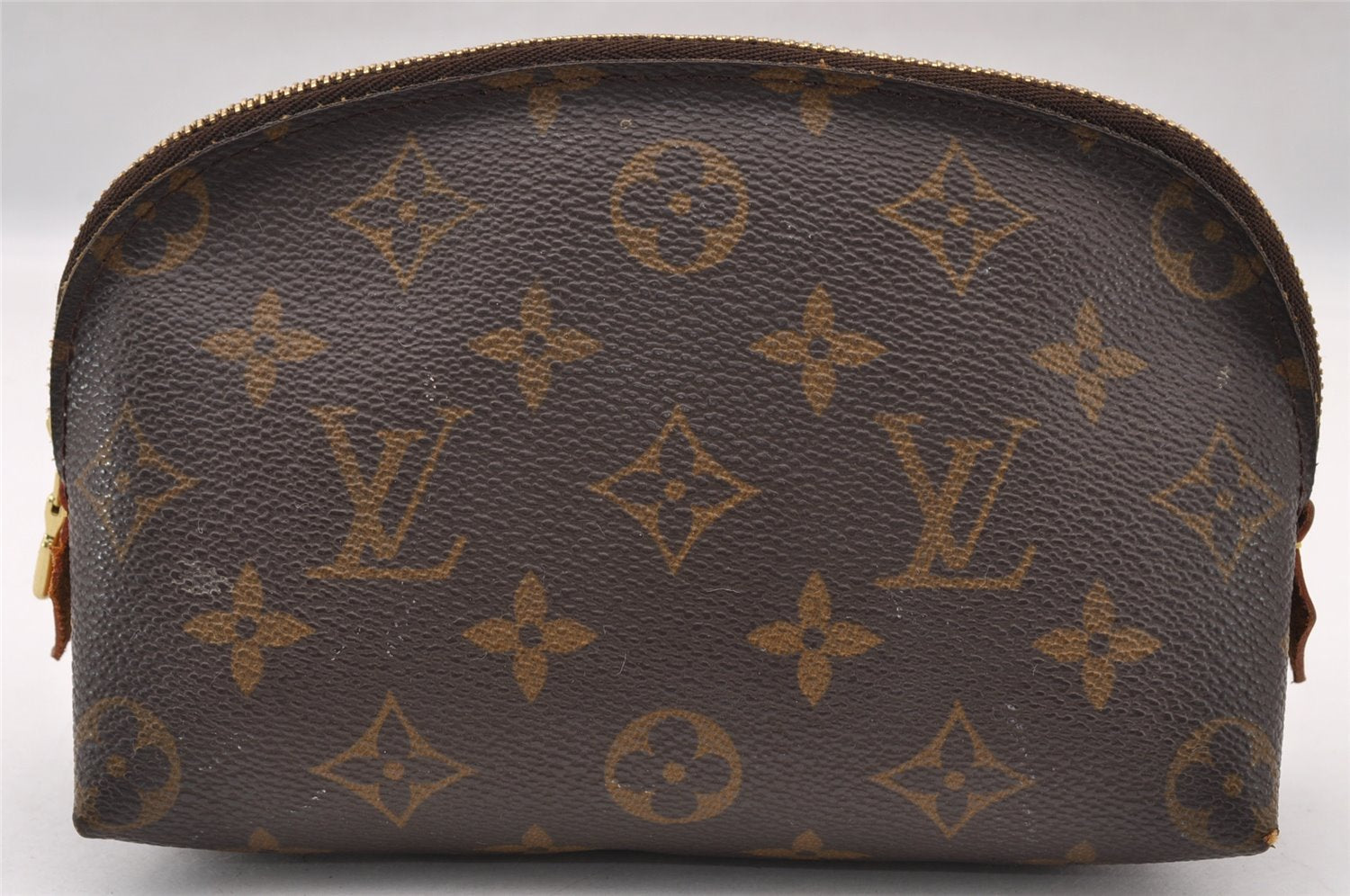 Authentic Louis Vuitton Monogram Pochette Cosmetic Pouch M47515 LV 2496I