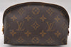 Authentic Louis Vuitton Monogram Pochette Cosmetic Pouch M47515 LV 2496I