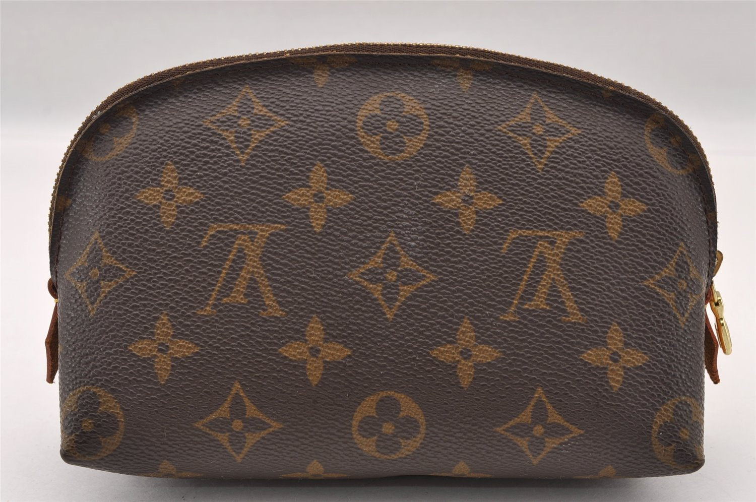 Authentic Louis Vuitton Monogram Pochette Cosmetic Pouch M47515 LV 2496I