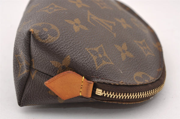 Authentic Louis Vuitton Monogram Pochette Cosmetic Pouch M47515 LV 2496I