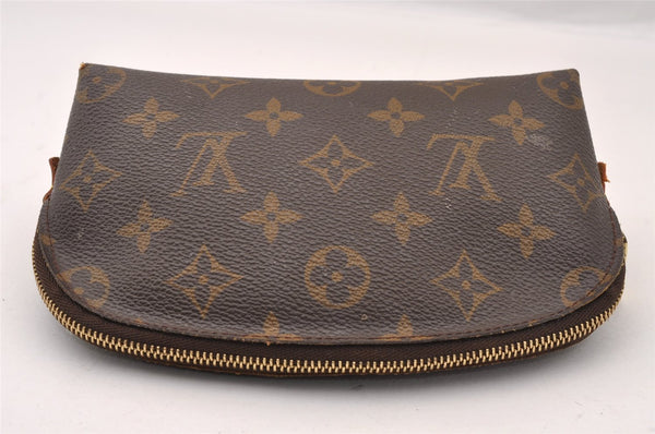 Authentic Louis Vuitton Monogram Pochette Cosmetic Pouch M47515 LV 2496I