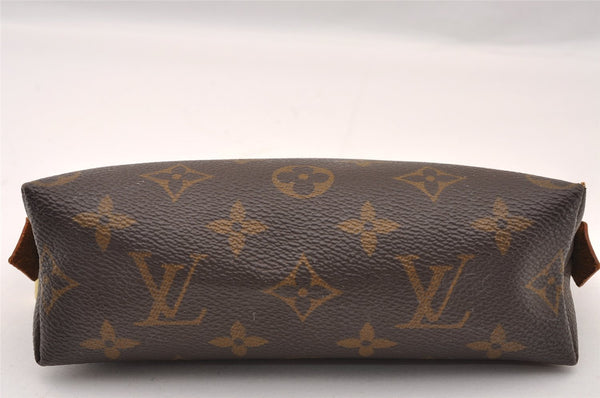 Authentic Louis Vuitton Monogram Pochette Cosmetic Pouch M47515 LV 2496I