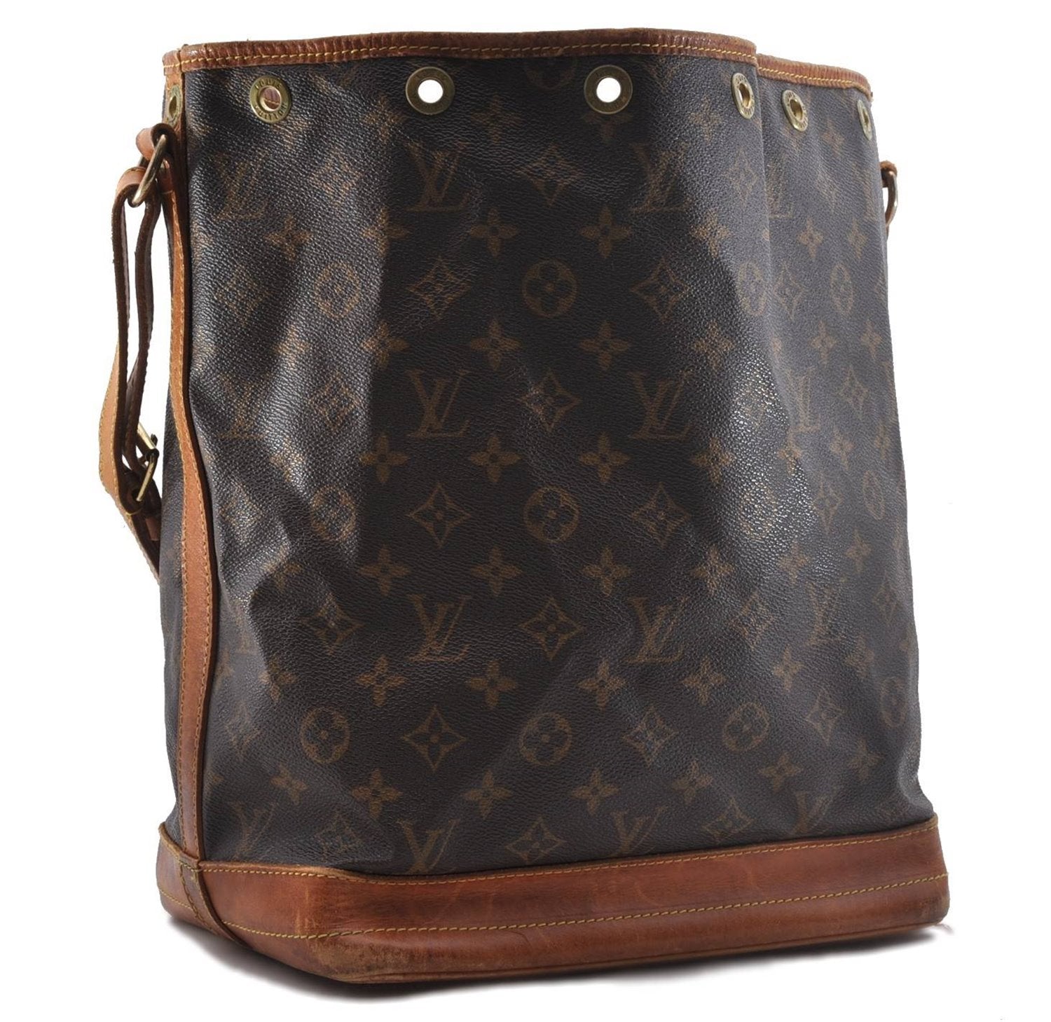 Authentic Louis Vuitton Monogram Noe Shoulder Bag M42224 LV 2497D