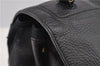 Authentic YVES SAINT LAURENT Muse Two Shoulder Bag Leather 229680 Black 2497F