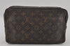 Auth Louis Vuitton Monogram Trousse Toilette 28 Clutch Bag M47522 Junk 2497I