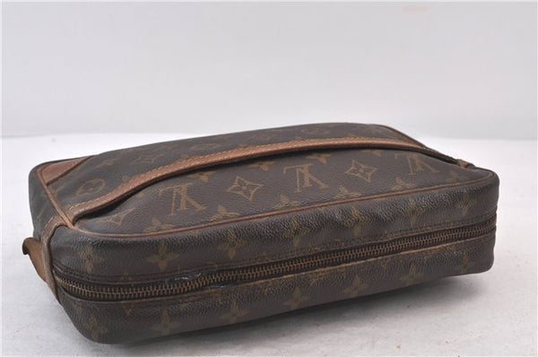 Authentic Louis Vuitton Monogram Compiegne 28 Clutch Hand Bag M51845 LV 2498D