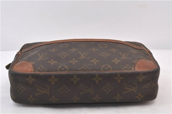 Authentic Louis Vuitton Monogram Compiegne 28 Clutch Hand Bag M51845 LV 2498D