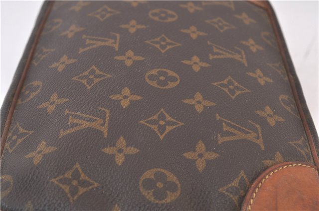 Authentic Louis Vuitton Monogram Compiegne 28 Clutch Hand Bag M51845 LV 2498D