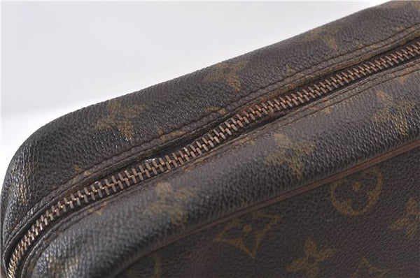 Authentic Louis Vuitton Monogram Compiegne 28 Clutch Hand Bag M51845 LV 2498D