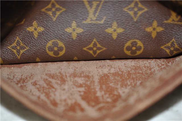 Authentic Louis Vuitton Monogram Compiegne 28 Clutch Hand Bag M51845 LV 2498D