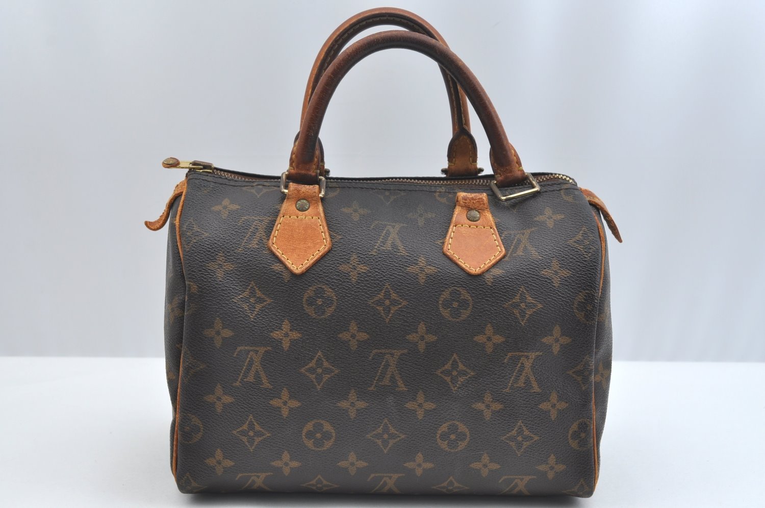 Authentic Louis Vuitton Monogram Speedy 25 Boston Hand Bag M41528 LV Junk 2498I