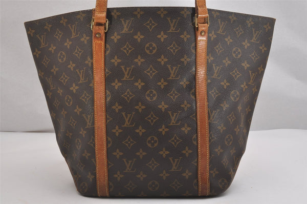 Authentic Louis Vuitton Monogram Sac Shopping PM Tote Bag M51108 Junk 2499I