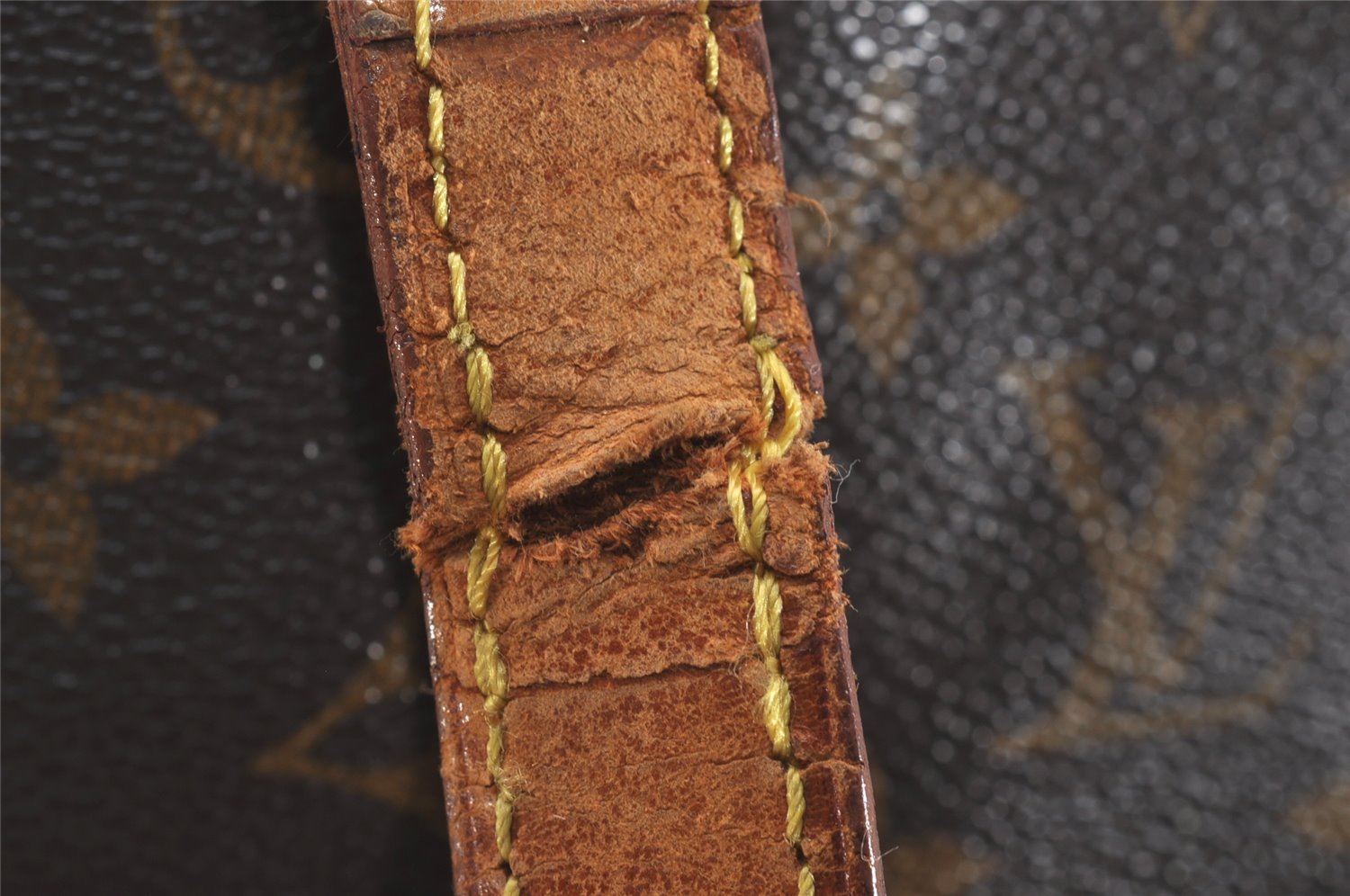 Authentic Louis Vuitton Monogram Sac Shopping PM Tote Bag M51108 Junk 2499I