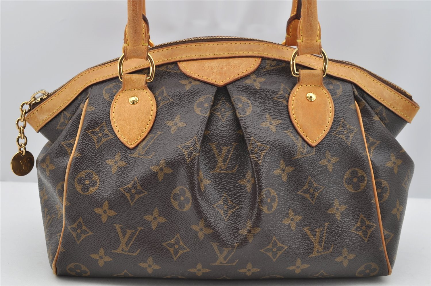 Authentic Louis Vuitton Monogram Tivoli PM Hand Tote Bag Purse M40143 LV 2502I