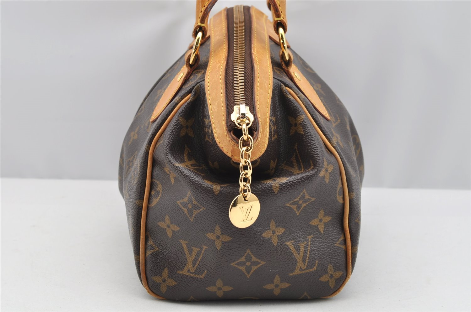 Authentic Louis Vuitton Monogram Tivoli PM Hand Tote Bag Purse M40143 LV 2502I