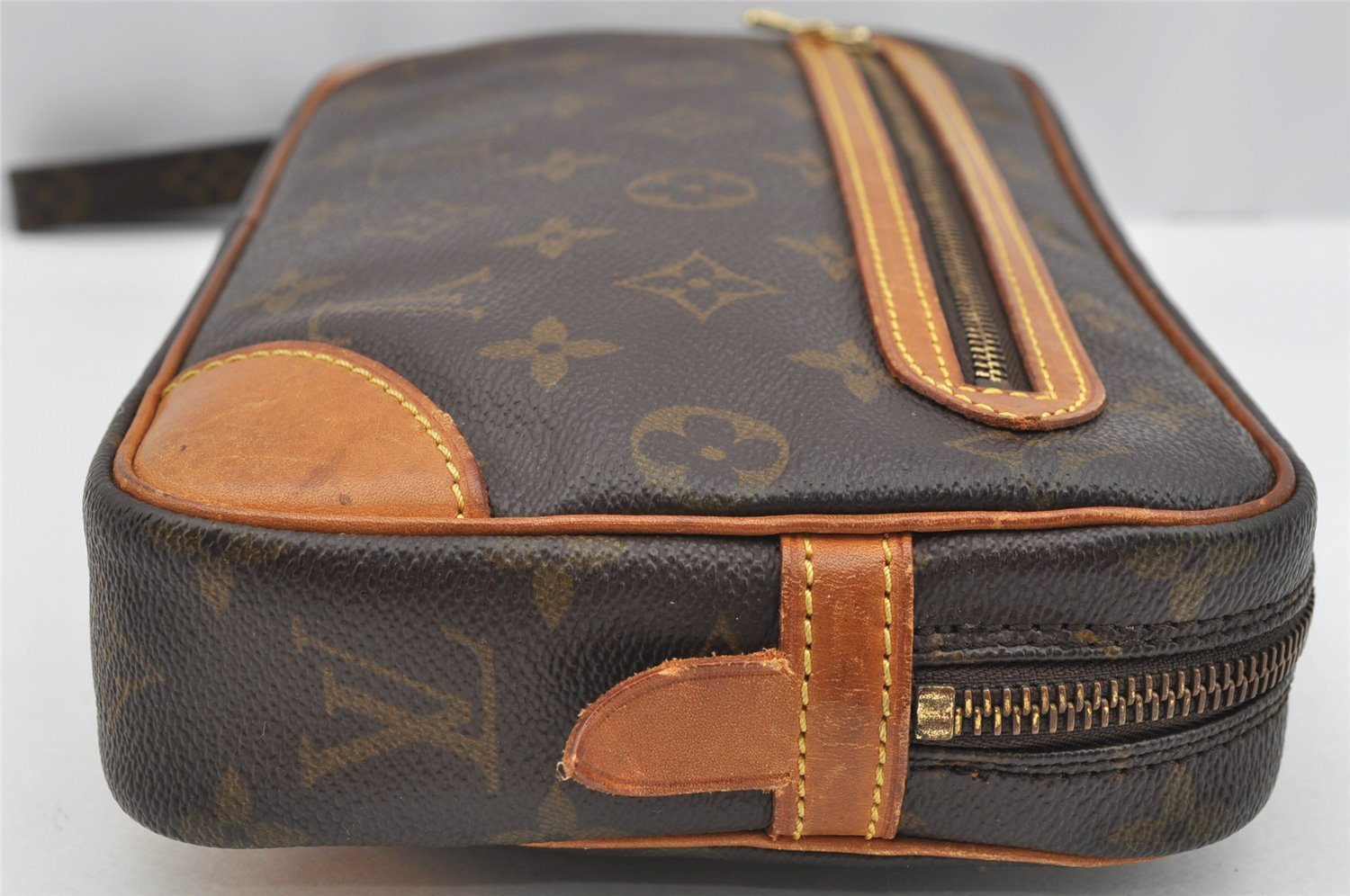 Authentic Louis Vuitton Monogram Marly Dragonne GM M51825 Clutch Hand Bag 2503I