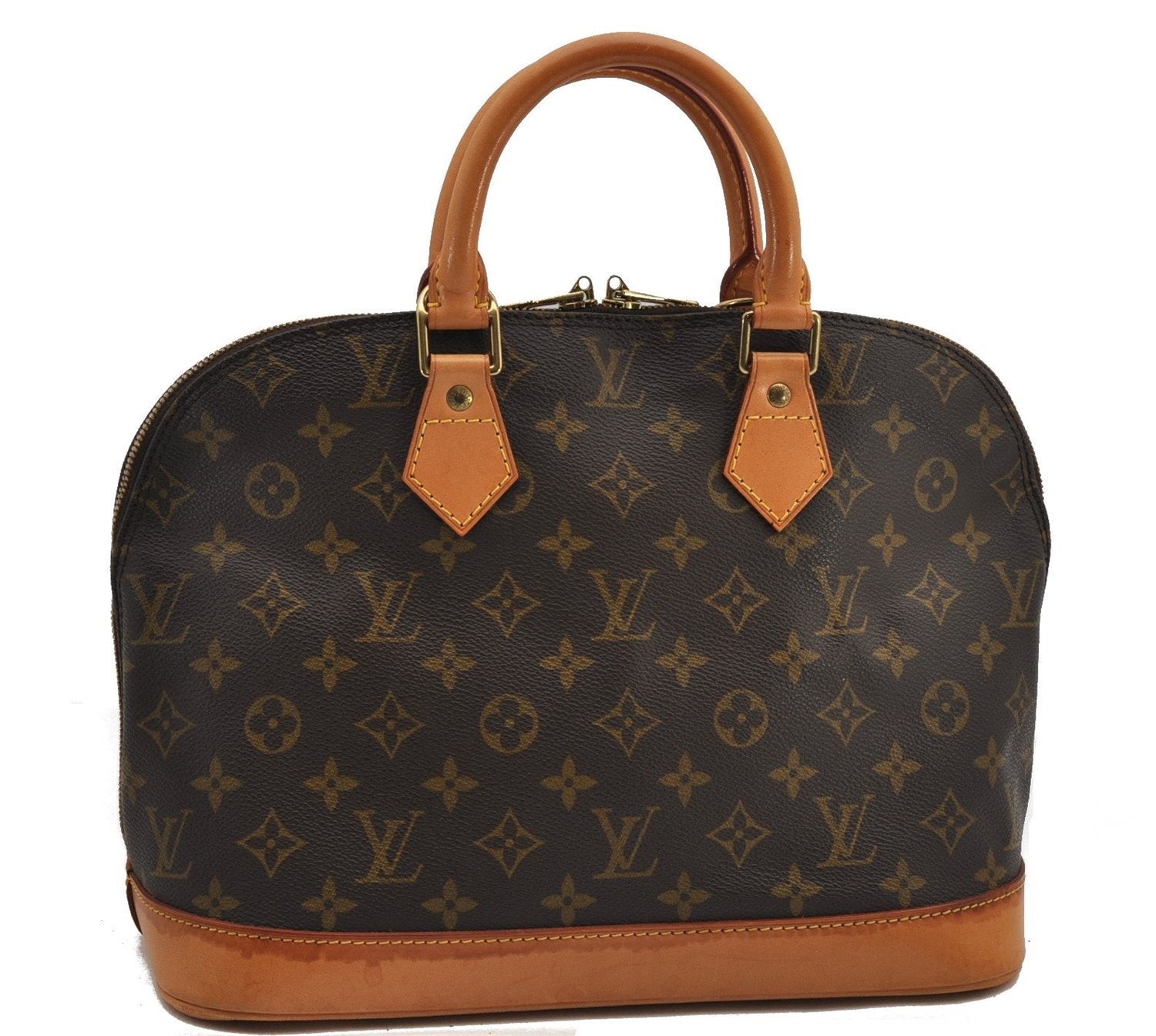 Authentic Louis Vuitton Monogram Alma Hand Bag Purse M51130 LV 2504F