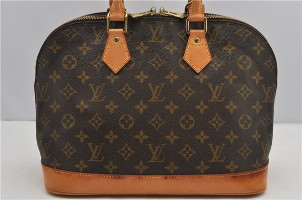 Authentic Louis Vuitton Monogram Alma Hand Bag Purse M51130 LV 2504F