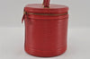 Authentic Louis Vuitton Epi Cannes Red Cosmetic Hand Bag Purse M48037 LV 2504I