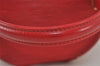 Authentic Louis Vuitton Epi Cannes Red Cosmetic Hand Bag Purse M48037 LV 2504I