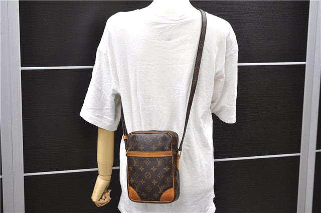 Authentic Louis Vuitton Monogram Danube Shoulder Cross Body Bag M45266 LV 2506D