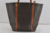 Authentic Louis Vuitton Monogram Sac Shopping PM Tote Bag M51108 LV Junk 2506I
