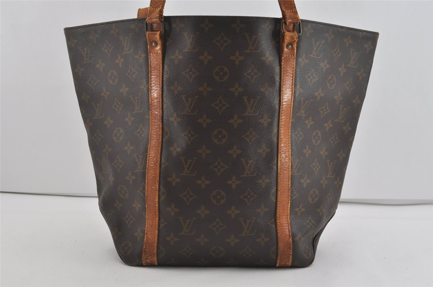 Authentic Louis Vuitton Monogram Sac Shopping PM Tote Bag M51108 LV Junk 2506I
