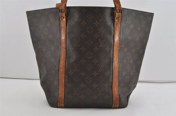 Authentic Louis Vuitton Monogram Sac Shopping PM Tote Bag M51108 LV Junk 2506I