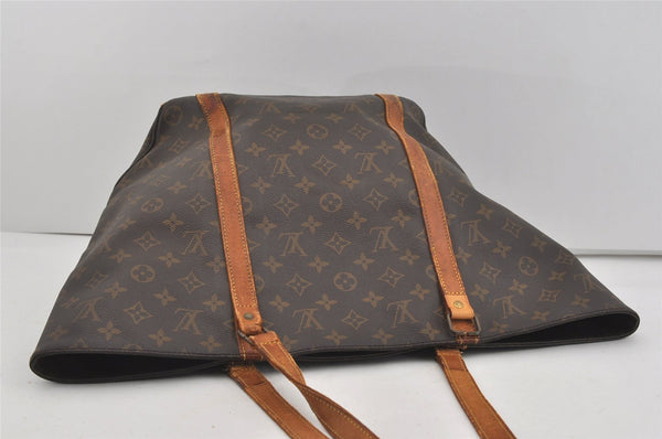 Authentic Louis Vuitton Monogram Sac Shopping PM Tote Bag M51108 LV Junk 2506I
