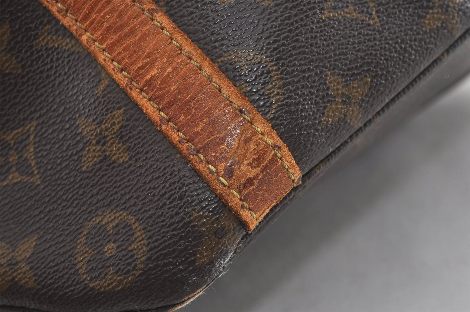 Authentic Louis Vuitton Monogram Sac Shopping PM Tote Bag M51108 LV Junk 2506I