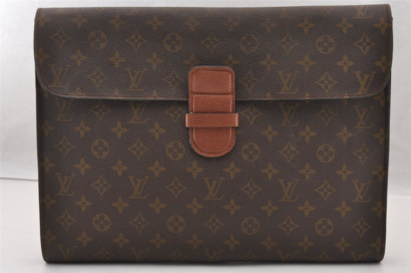 Authentic Louis Vuitton Monogram Poche Ministre Document Case Old Model LV 2507I