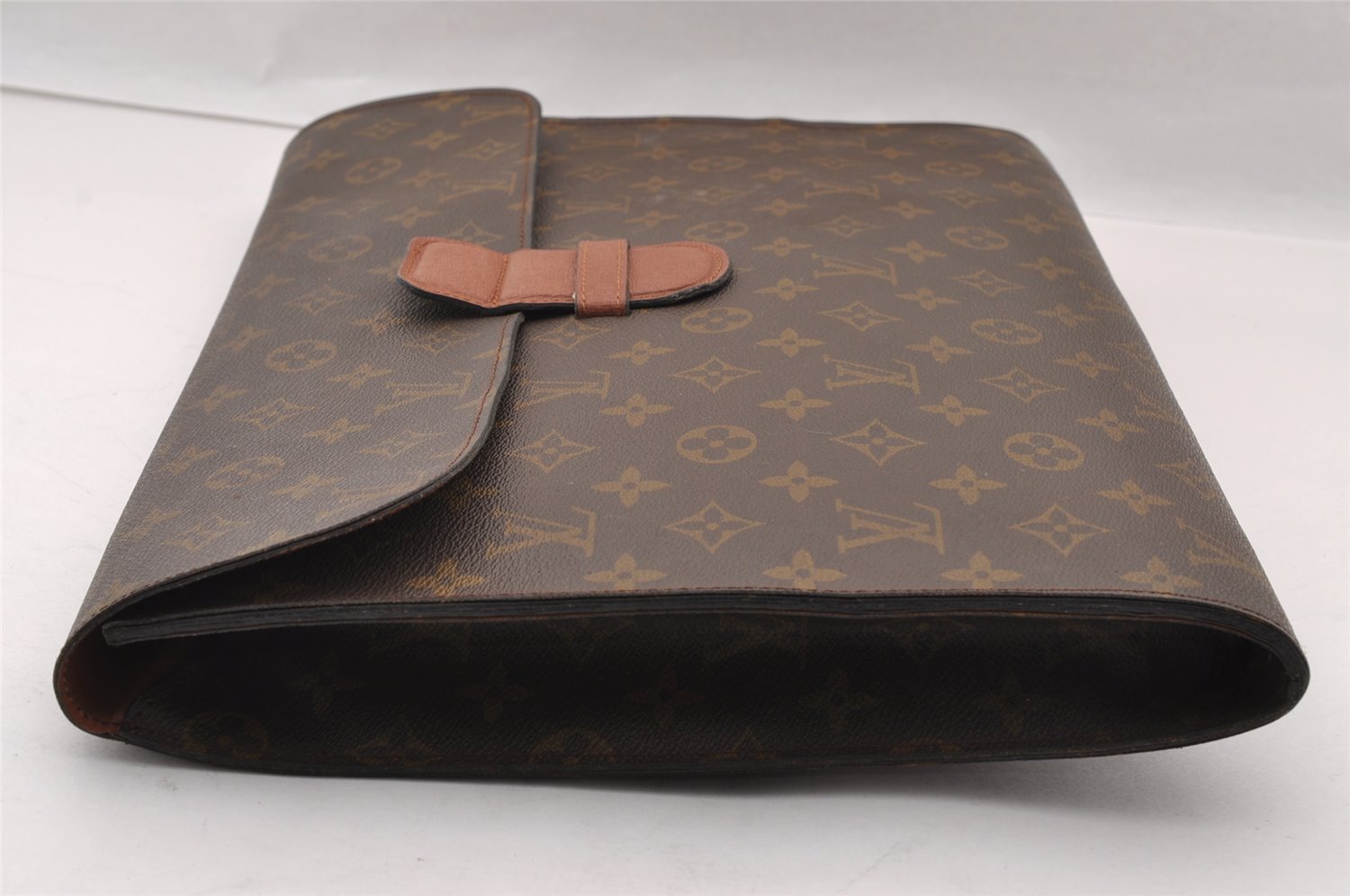 Authentic Louis Vuitton Monogram Poche Ministre Document Case Old Model LV 2507I