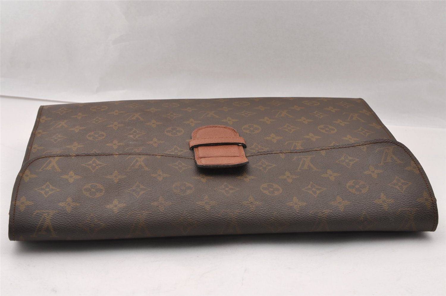 Authentic Louis Vuitton Monogram Poche Ministre Document Case Old Model LV 2507I