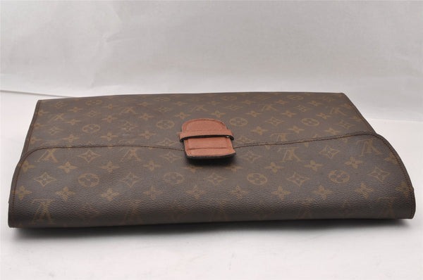 Authentic Louis Vuitton Monogram Poche Ministre Document Case Old Model LV 2507I