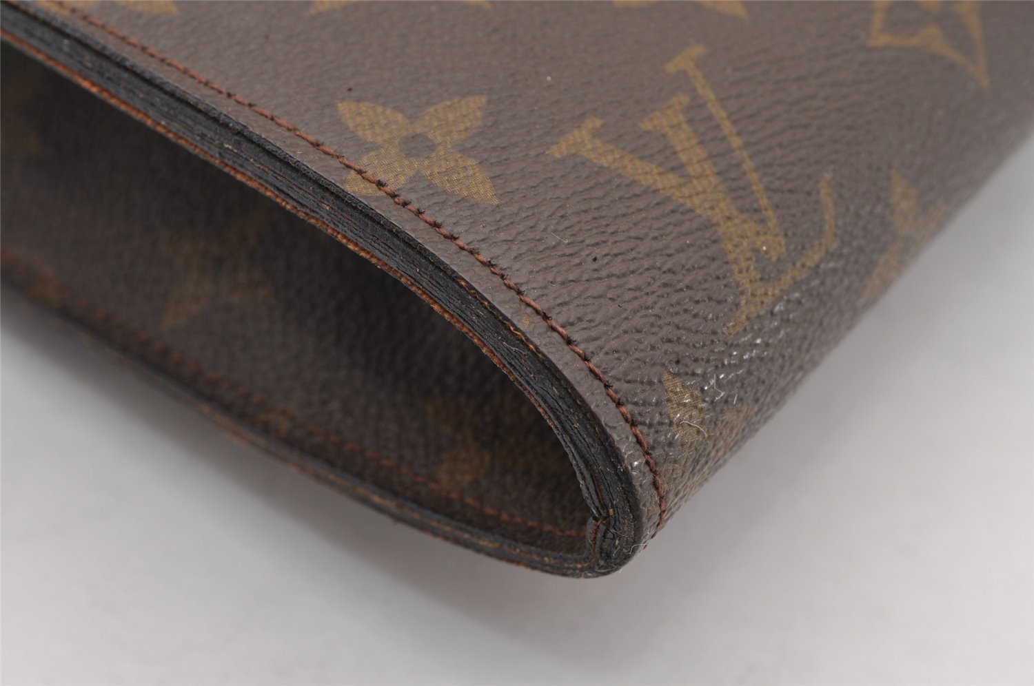 Authentic Louis Vuitton Monogram Poche Ministre Document Case Old Model LV 2507I