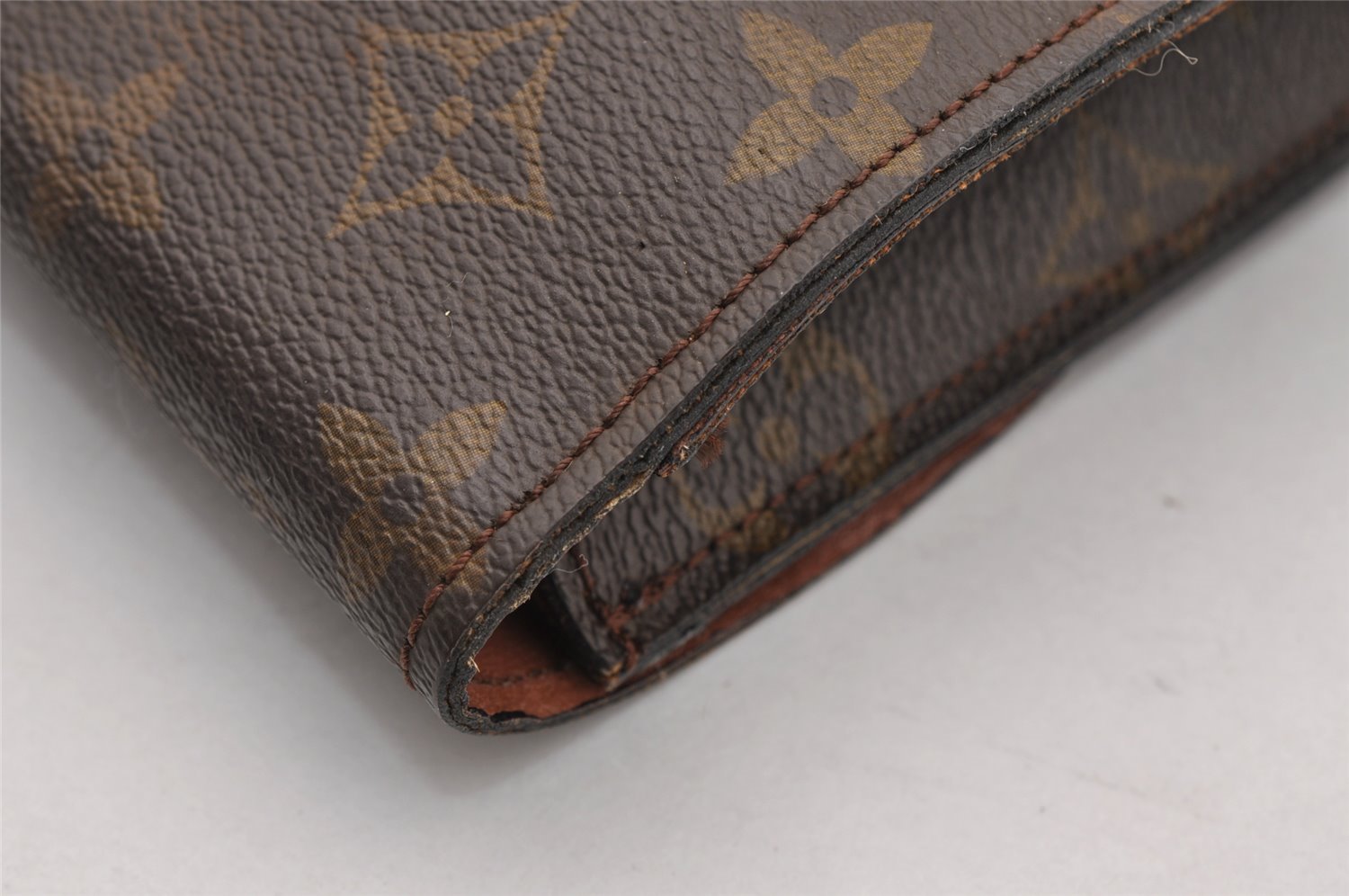 Authentic Louis Vuitton Monogram Poche Ministre Document Case Old Model LV 2507I