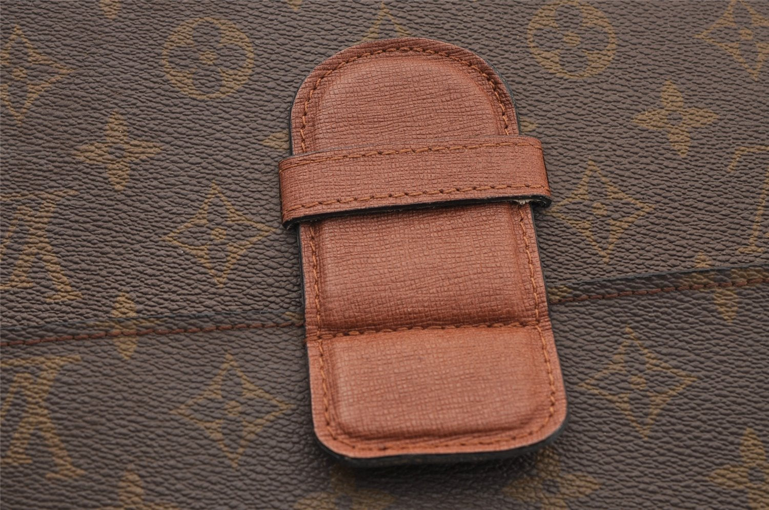 Authentic Louis Vuitton Monogram Poche Ministre Document Case Old Model LV 2507I