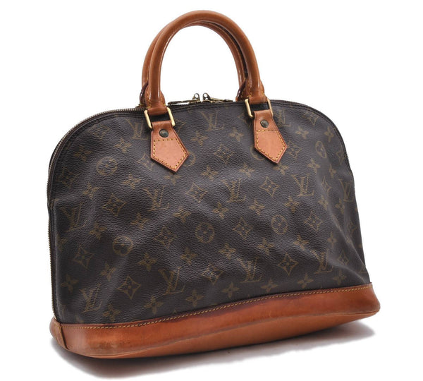 Authentic LOUIS VUITTON Monogram Alma Hand Bag M51130 LV 2508B