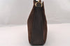 Authentic GUCCI Bamboo 2Way Shoulder Hand Bag Purse Suede Leather Brown 2508I