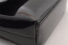 Authentic GUCCI Vintage Shoulder Hand Bag Purse Enamel Black Junk 2509I
