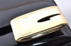Authentic GUCCI Vintage Shoulder Hand Bag Purse Enamel Black Junk 2509I