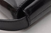Authentic GUCCI Vintage Shoulder Hand Bag Purse Enamel Black Junk 2509I